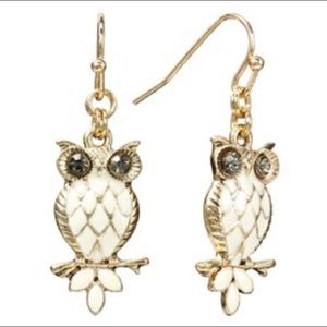 Donating Today! LC Lauren Conrad Owl Earrings